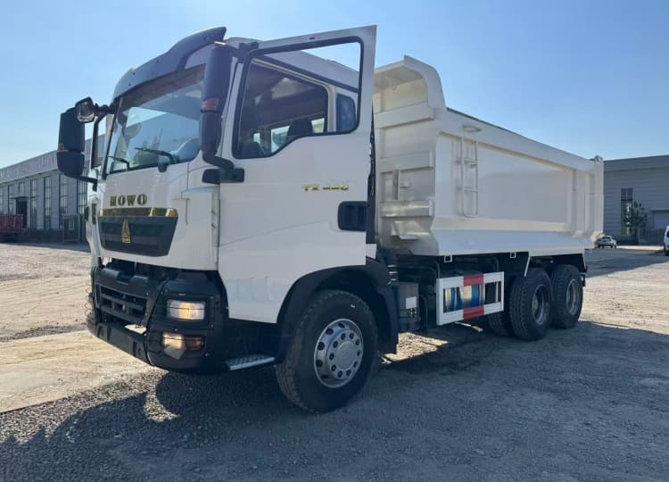Remanufactured Howo TX 440 Dump Truck U Shape Cargo Box 2 remanufactured sinotruk tipper truck howo tx 440