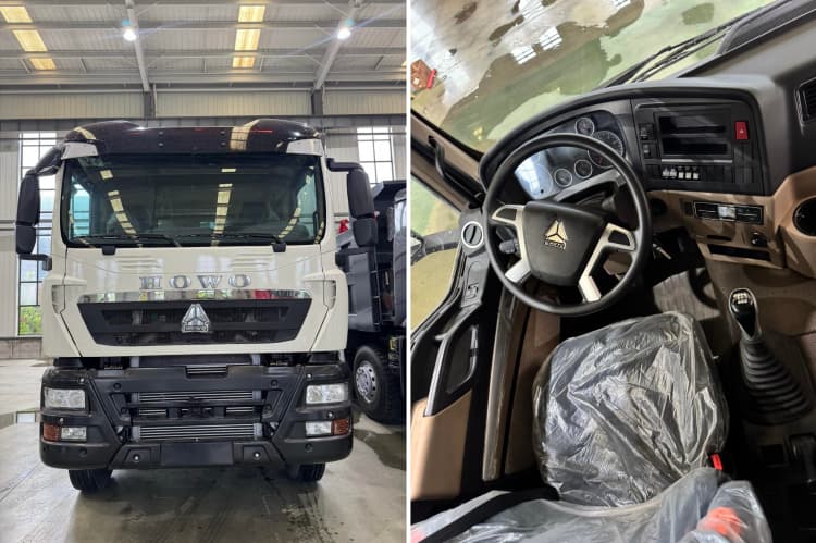 remanufactured sinotruk howo dump truck tx 8×4